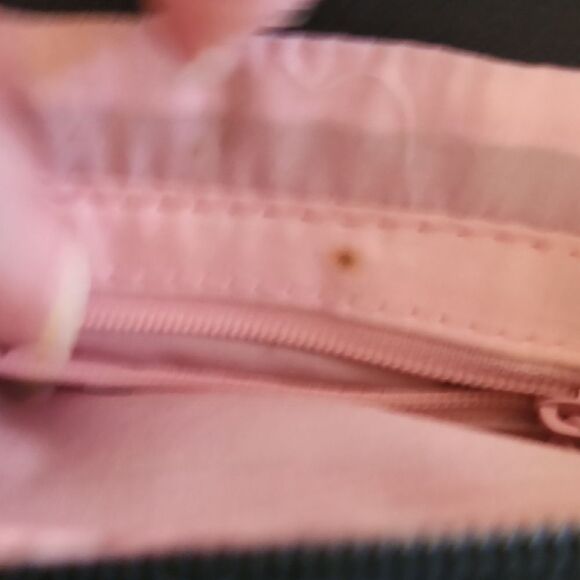 Liz Claiborne Black Basketweave Woven Clutch Wristlet - Picture 5 of 6